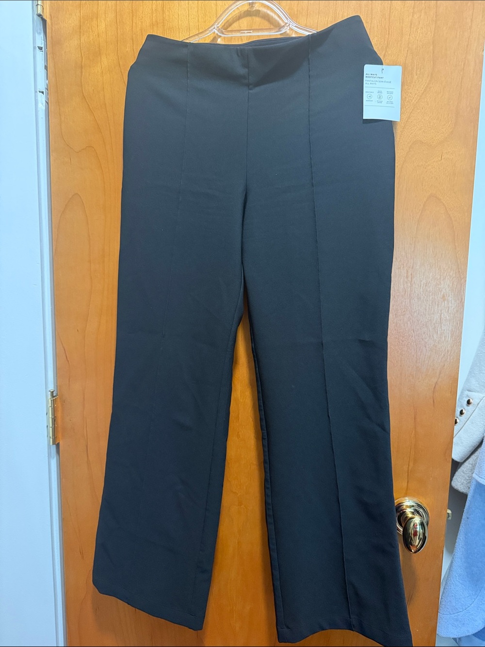 Athlete Black Women's Dress bootcut Pants  Leg